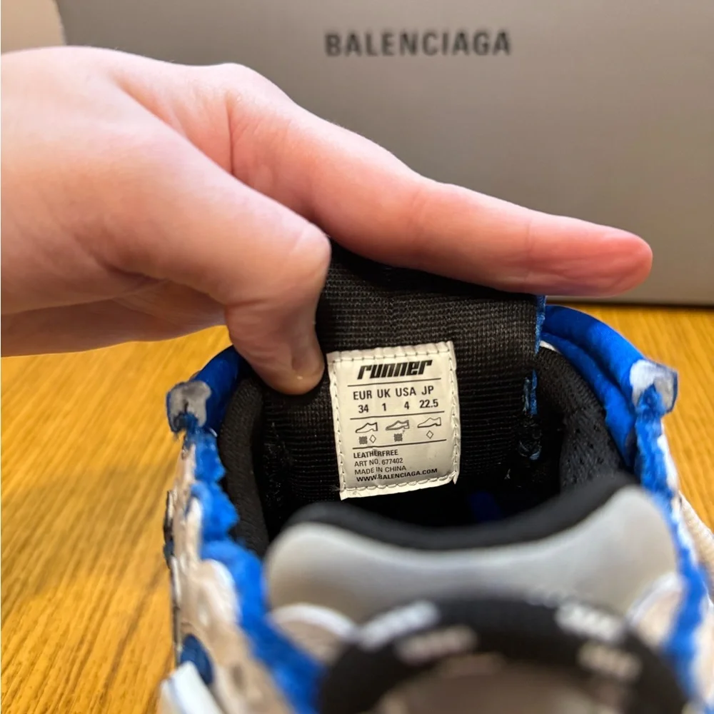 Balenciaga Runner Sneaker (Blue/White)‎